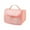 Pink, variant on Vikakiooze Translucent Waterproof , Set Frosted Translucent PVC With Zipper Handle Portable Bag, Hangable And Handy