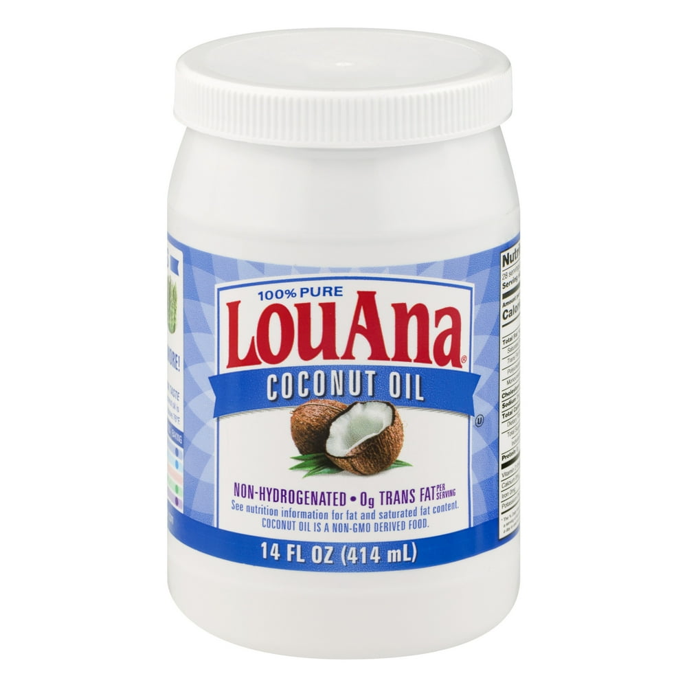 LouAna 100 Pure Coconut Oil, 14 fl oz