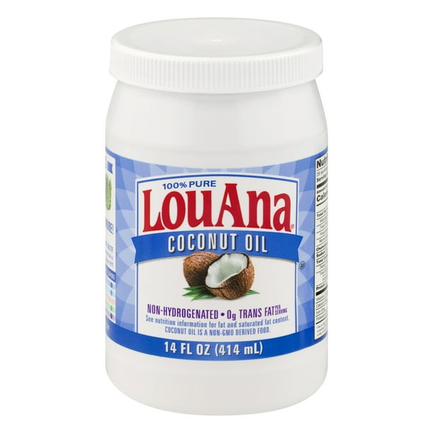 LouAna 100 Pure Coconut Oil, 14 fl oz