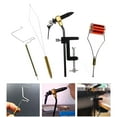 thumbnail image 1 of 4Pcs Useful Fly Tying Tools  Tying Rotary Finisher Knot, Fly Tying Bobbin Thread Holder, Threader Fishing Tackle, 1 of 8