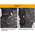 thumbnail image 2 of Pantalones Ropa Tácticos Exterior Camuflaje Con Rodilleras, 2 of 7