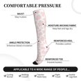 thumbnail image 3 of Lsque Cow 1 Pattern Sport Compression Socks for Men & Women 15-20 mmHg Knee High Nurse Pregnant Running Medical and Travel Athletic, 3 of 6