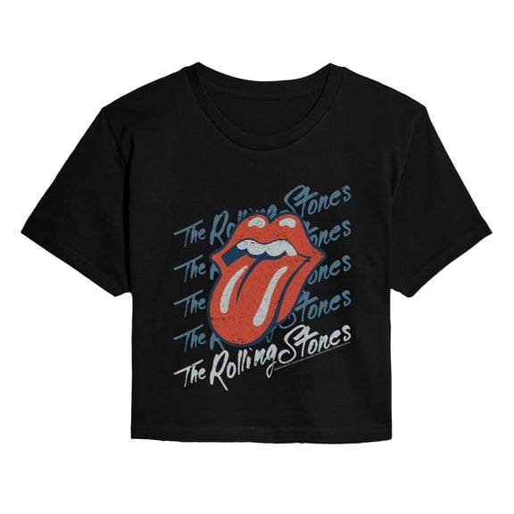 Rolling Stones - Cropped Graphic T-Shirt