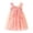 Yellow, variant on Toddler Dress Sleeveless Rainbow Delightful Modern Playful Mesh Tulle for Party Dress Set