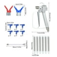 thumbnail image 4 of Spray machine nozzle kit,Pieces With 2pcs Nozzle Tips 6 Spray Tips Airless Tips 6 Pieces Airless Paint Pressure Sprayer Nozzle Tips Nozzles Set Sprayer Spray Tips 6 Pieces With Tips Airless Sprayer, 4 of 6