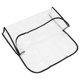 thumbnail image 2 of Funda protectora para silla de salón: funda cuadrada de PVC transparente para silla de masaje de peluquería, con costuras de precisión., 2 of 8