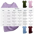 thumbnail image 4 of TaTaai Women's Summer Casual Fashion Solid Crew Neck Short Sleeve Mini Nightgown Soft Comfortable Short Dress Gift, 4 of 9