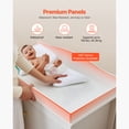 thumbnail image 3 of KFFKFF Modern Baby Changing Table Dresser with 3 Storage Drawers, Multi-Functional Organizer for Nursery and Children's Room, White, 3 of 9