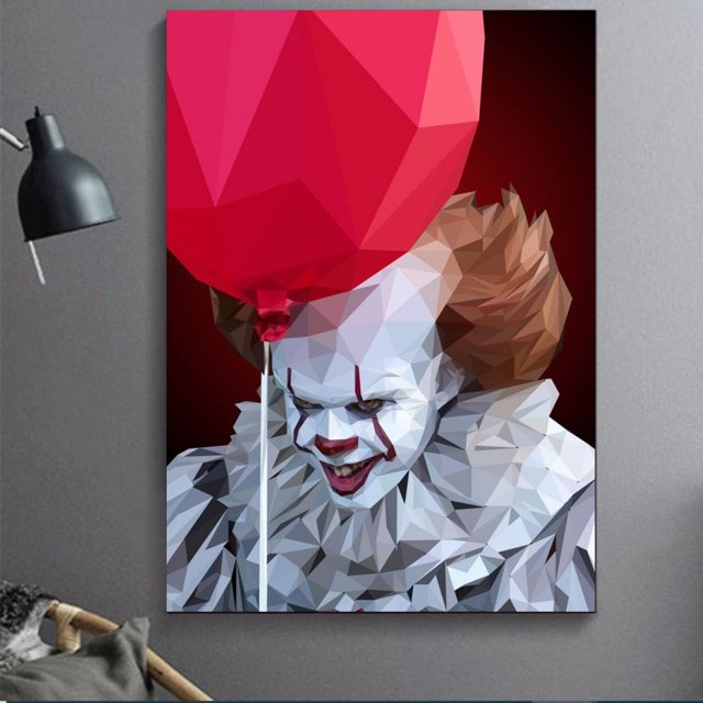 Cuadro Decorativo IT Globo Rojo Canvas Listo Para Colgar 28x41cm Jungle Art Impresion Tela Arte