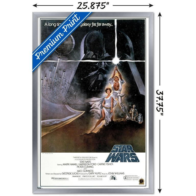 24X36 Star Wars: A New Hope - Original One Sheet Wall Poster, 24