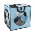 thumbnail image 2 of Pet Dryer Cage, Pet Drying Box Folding Mesh Design  For Camping Blue,Grey,Pink, 2 of 8
