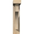 thumbnail image 2 of Ekena Millwork 3 1/2"W x 16"D x 16"H Westlake Block Smooth Bracket w/ Offset Brace, Douglas Fir, 2 of 25