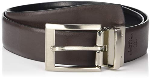 calvin klein men's smooth leather reversible belt