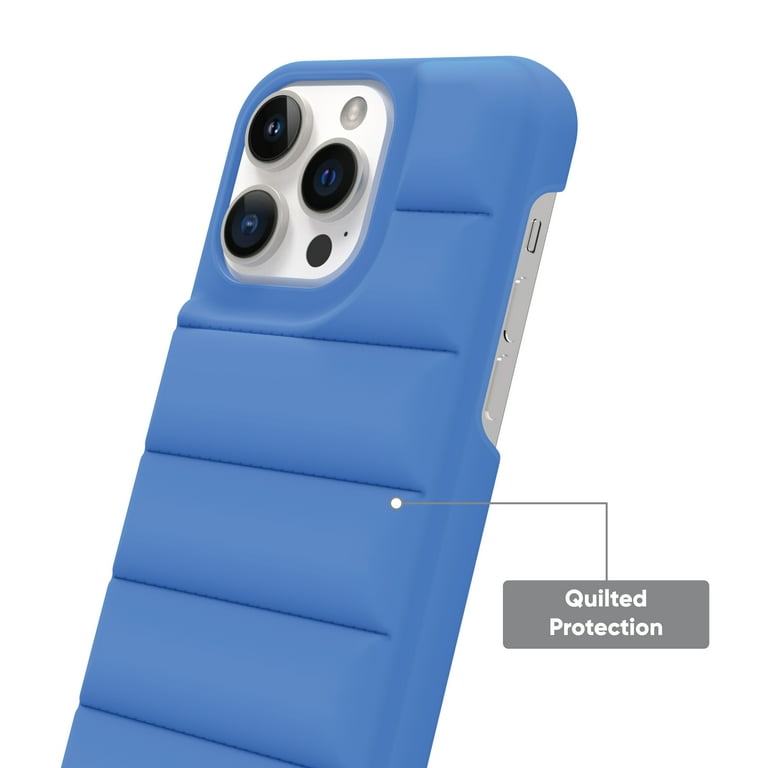 onn. Puffer Soft Quilted Phone Case for iPhone 14 Pro Max