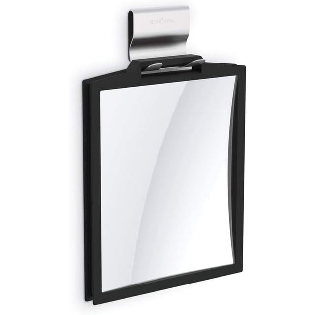 Better Living DOPPIO Miroir de Douche Anti-Buée Double Face Incassable, Noir