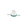 thumbnail image 2 of Unique Bargains 10mm Spacer Beads, 100pcs Bead Spacers Rhinestone Round Bulk Beads for Jewelry Making, Blue, 2 of 5