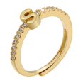 thumbnail image 4 of LYMAYTER Ring Finger Ring - AdjUS-CYYLtable, 26 Alphabet Inlaid, Geometric, 4 of 7