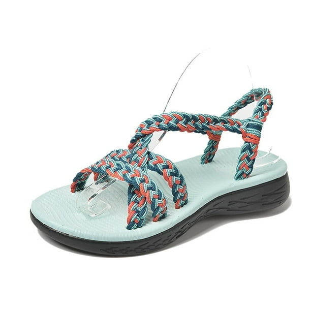 Cómodas sandalias de senderismo para mujer con soporte para el arco Impermeable para caminar/senderismo/viajes/boda/punto de agua/playa Adepaton HMHZ762-25