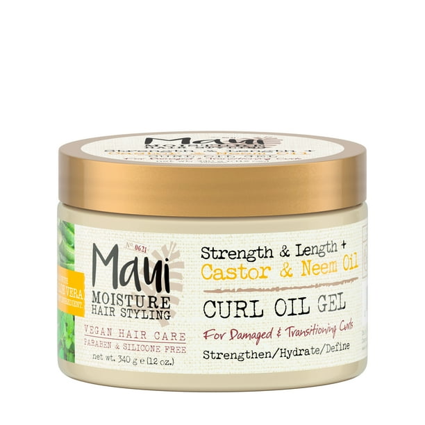 Maui Moisture Strength & Length + Castor & Neem Oil Curl Oil Gel