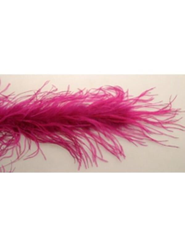 plum ostrich feathers