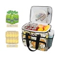 thumbnail image 2 of FORMRS Insulated Cooler Bag 24 Cans Capacity Soft Leakproof Lunch Box with Side Pockets, Oranges Watercolor, 2 of 7