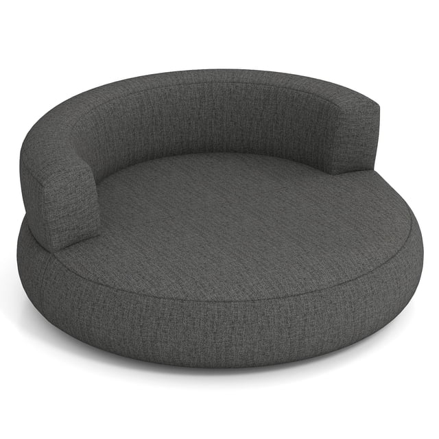 Costway Inflatable Lounger Air Sofa with Detachable Cover Spacious Lying Area & Wide Armrests Blow Up Lounge Chair for Living Room Grey
