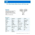 thumbnail image 5 of FEIT Electric Motion-Sensing Hardwired LED White Security Floodlight, 5 of 13