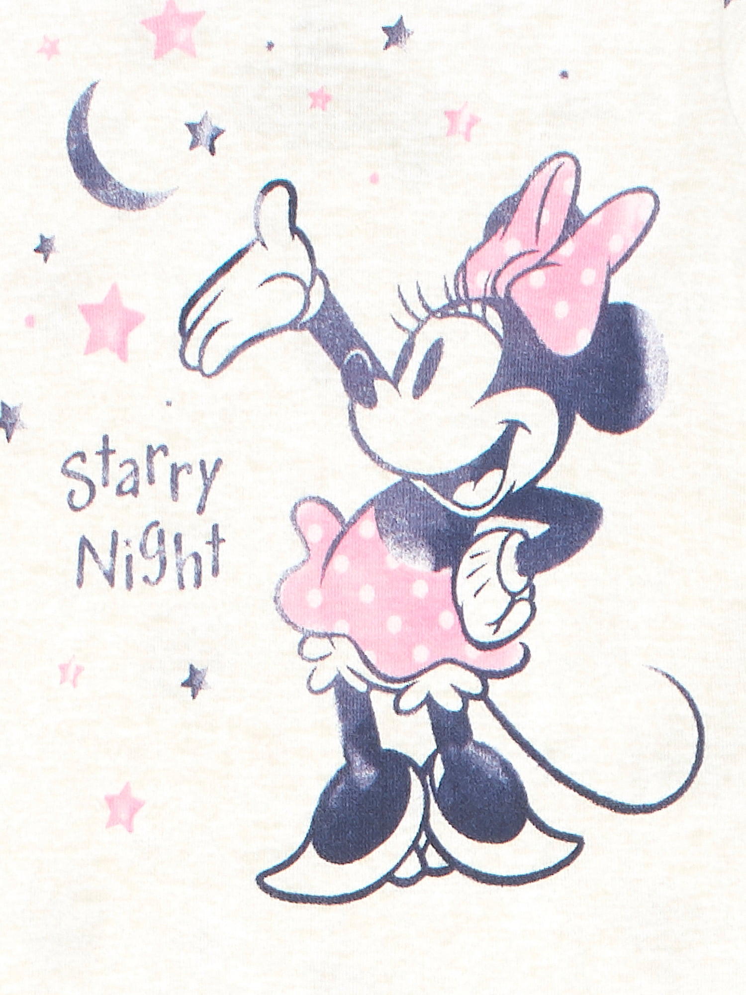 Minnie Mouse Baby Girl Cotton Sleep Set, 2 Piece