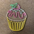 thumbnail image 5 of Handmadetneonsign Cupcake Neon Sign, Sweet Cupcake Shop Wall Art Decor, Cupcake Store Bakery Wall Decor, 5 of 5