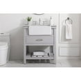 thumbnail image 2 of Elegant Lighting VF60130BK Clement 30" Free Standing Single Basin Vanity Set - Black, 2 of 8