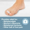 thumbnail image 5 of EcoNesxp Double ring gel metatarsal foot pads to relieve metatarsal pain R, 5 of 5