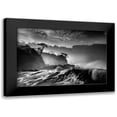 thumbnail image 1 of Saelanwangsa 24x17 Black Modern Framed Museum Art Print Titled - Waves present that morning, 1 of 5