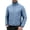 Light Blue, variant on Atkumj Down Jacket Men Fashion Casual Stand Collar Full Zip Winter Coats Comfortable Warm Solid Color Long Sleeve Puffer Jacket S