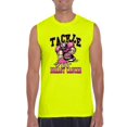 thumbnail image 1 of Mens Tackle Breast Cancer Football Ultra Cotton Sleeveless T-Shirt, 1 of 5