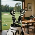 thumbnail image 4 of Yuyamidu Eagle Golf Head Cover for Golf Head Green American Flag Golf Club Head Cover for Driver/Fairway/Hybird Club Protection, PU Leather, 4 of 7