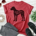 thumbnail image 2 of Great Dane Mama T-shirt, Unisex Women's Shirt, Great Dane Owner, Best Dog Mama Gift, Heather Red, Large, 2 of 6