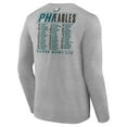 thumbnail image 3 of Men's Fanatics  Heather Gray Philadelphia Eagles Super Bowl LIX Roster Long Sleeve T-Shirt, 3 of 3