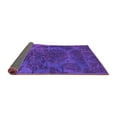 thumbnail image 2 of Ahgly Company Indoor Square Abstract Purple Modern Area Rugs, 8' Square, 2 of 4