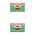 thumbnail image 2 of Transemion Christmas Themed Dust Mask Breathable Polyester Printing Face Mask with Elastic Ear Rope Type 4 Pattern 2 2Set, 2 of 6