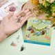 thumbnail image 4 of 12 colgantes de piedras preciosas naturales para collar de mascotas, con forma de luna, con forma de pata de perro, para collar de cachorro, con clip., 4 of 7