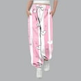 thumbnail image 2 of Pants for Boys, Printed Elastic Waist Drawstring Pocket Full Length, Kids Pants, 2 of 5