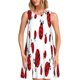 thumbnail image 1 of Balery Fly Flying Ladybug Vestidos de verano para mujer con estampado: vestido holgado sin mangas, vestido playero informal y cómodo para días calurosos., 1 of 7