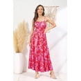 thumbnail image 4 of Vestido de verano GRACE KARIN 2025, casual, sin mangas, fruncido, escalonado, 4 of 7