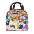 thumbnail image 3 of Cute Cartoon Anime Lunch Bag With Zipper Waterproof And Reusable Cooler Tote Lunch Box For School/Office/Picnic/Work, 3 of 5