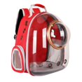 thumbnail image 2 of Yinanstore Portable Carrier Backpack, Space Bubble Design,Waterproof Handbag Backpack for Cat and Small Dog, Pet Backpack Carrier - Red, 2 of 8