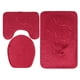 thumbnail image 3 of Juego de alfombrillas de baño de 3 uds., tapa de inodoro con relieve de piedra, alfombrillas para el suelo, alfombras absorbentes laterales para bañera, 3 of 8