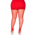 thumbnail image 2 of Women's Plus-Size Plus Fishnet Pantyhose, Red, Plus Size, 2 of 5