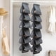 thumbnail image 5 of Organizador de zapatos colgante, 12 bolsillos, percha giratoria, gris, 5 of 6