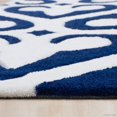 thumbnail image 7 of Allstar Blue Hand Made Modern. Transitional. design Area Rug with Dimensional hand-carving highlights (7' x 10' 2"), 7 of 7
