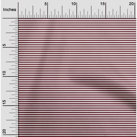 oneOone Georgette Viscose Fabric Horizontal Stripe Print Fabric By The Yard 42 Inch Wide
